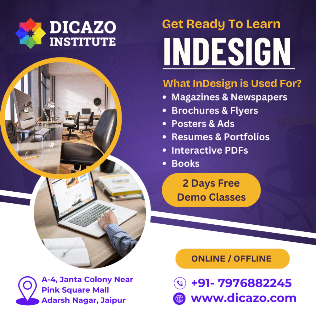 Online InDesign Course in Jaipur