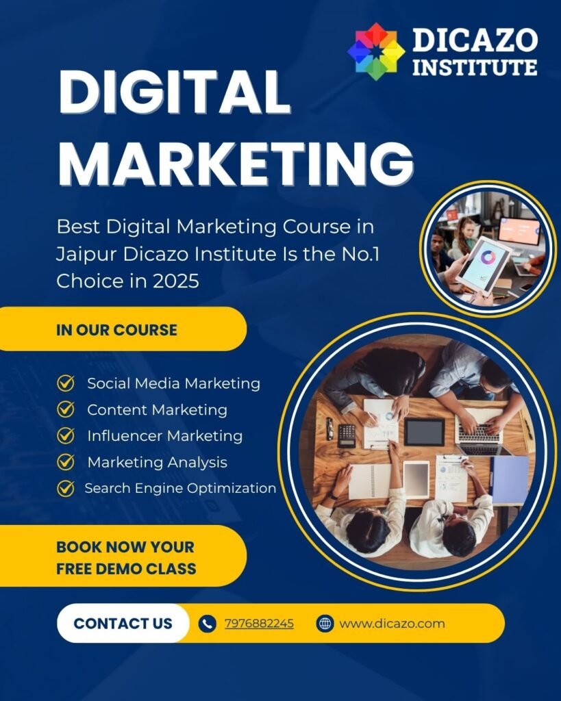 Best Digital Marketing Course in Jaipur Is the No.1 Choice in 2025